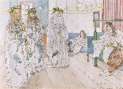 Carl Larsson For Karin-s Name-Day oil painting